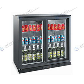 Back Bar Cooler with Glass Door for Beer Beverage and Wine